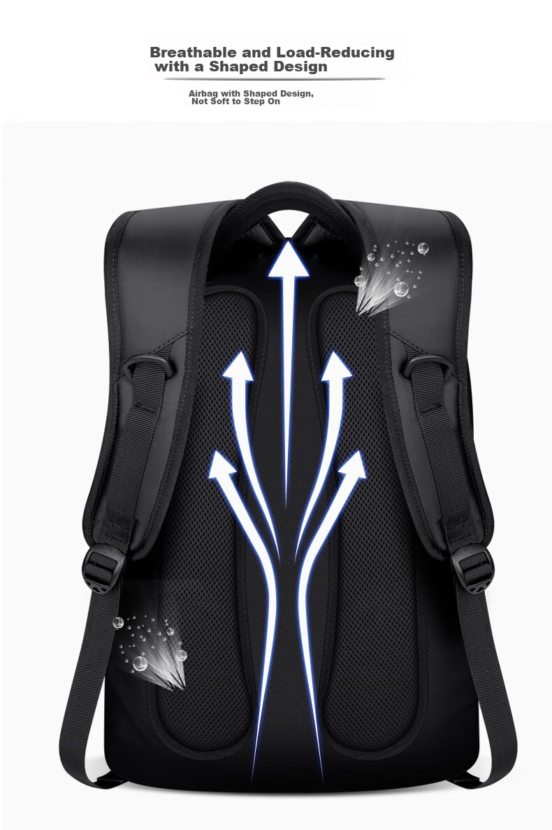 SEPTWOLVES Laptop Bag, 17.3-Inch Backpack for Men And Women, Water-Resistant, Commuter Travel Large Capacity School Bag for Middle School Students 7