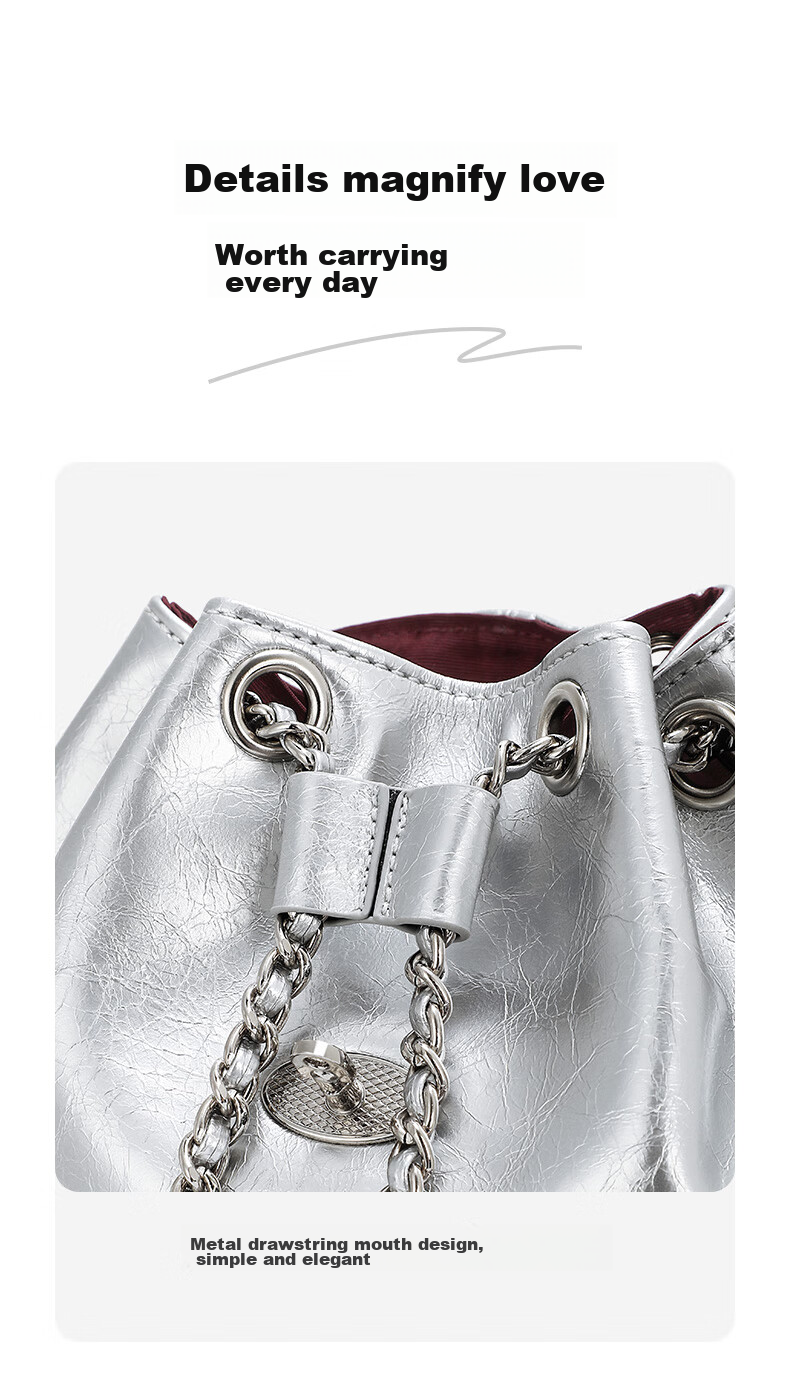 CASSILE Women's Backpack with Chain, Large Capacity Handheld Luxury Backpack, 520 Gift, New Semester Back to School 17