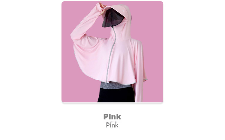 GLO-STORY Sun Protection Clothing for Women, Detachable Lens Sun Visor, Outdoor Driving UV Protection Coat, WST124073 15