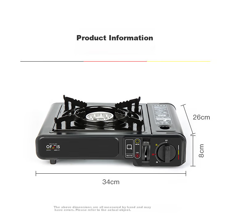 OFEIS Portable Stove, Explosion-Proof Outdoor Stove, Magnetic Stove, Camping Stove, Kasha Stove, Wilderness Gas Stove 29