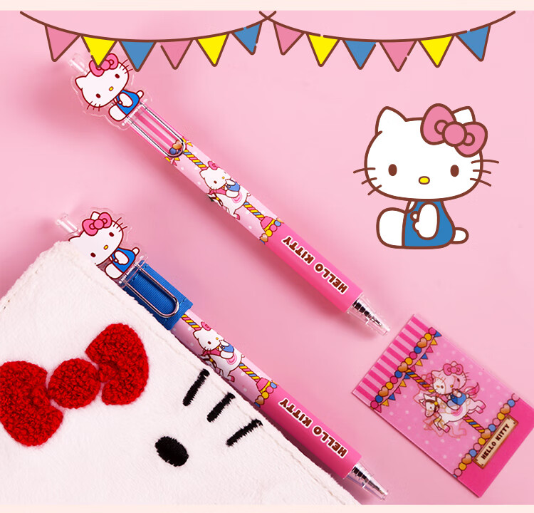 Kinbor Xbrunch Brother Blind Box Click Retractable Neutral Pen High-Value Quick-Dry ST Signature Pen Brush Pen Acrylic Clip Exam Writing Pen - Good Friends Series 13