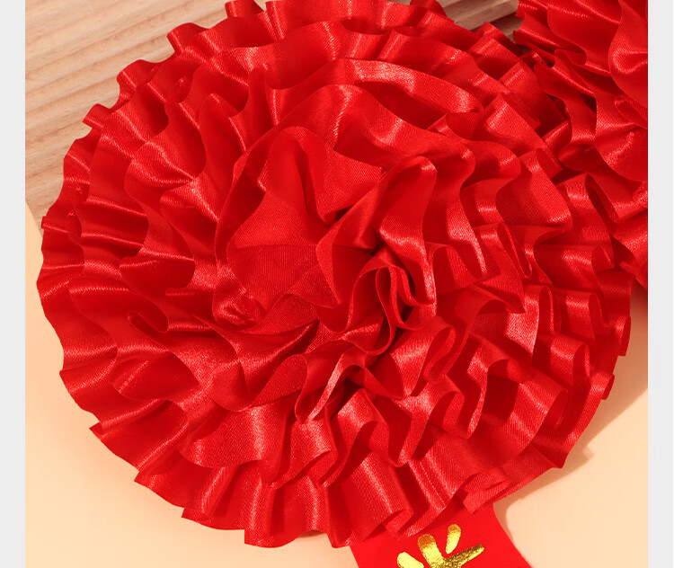 Extreme Space Honorably Discharged Ribbon + Corsage Set Military Honorably Discharged Ceremony Satin Ribbon with Gold Edges and Red Flower 9