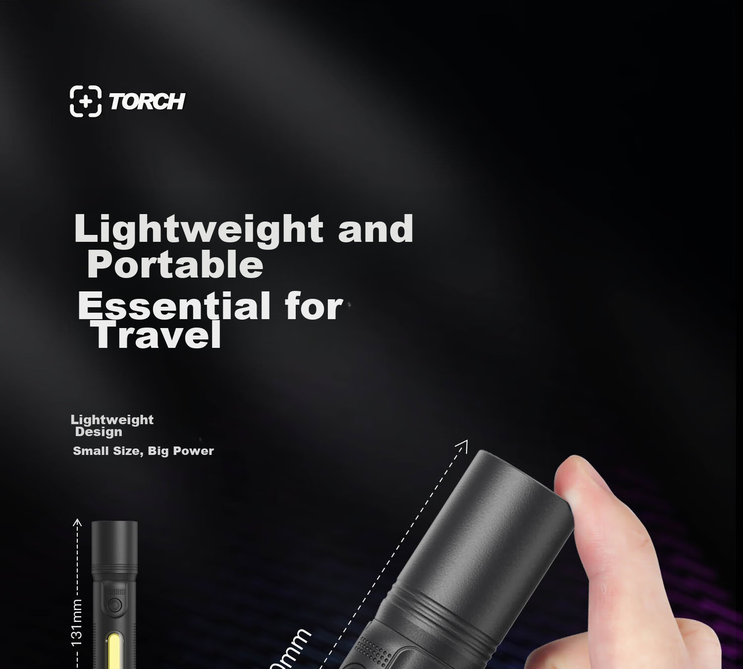 DP LED High-Intensity Zoomable Flashlight, Outdoor Lighting, Rechargeable Mini Compact Household Emergency Light, Cycling Lamp-9189 9