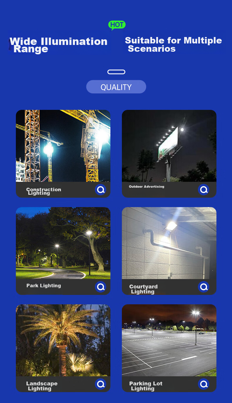CHNT LED Floodlight, Outdoor Garden Factory Exterior Lighting, Courtyard Light, Spotlight, IP65 Waterproof, High Brightness, 30W 10