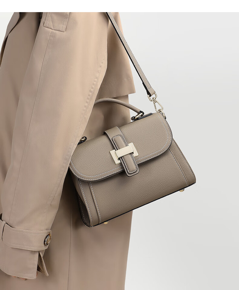 Aiqinghai Leather Handbag, Women's Crossbody Bag, Shoulder Bag, Large Capacity, Practical Birthday And Mother's Day Gift for Mom 1