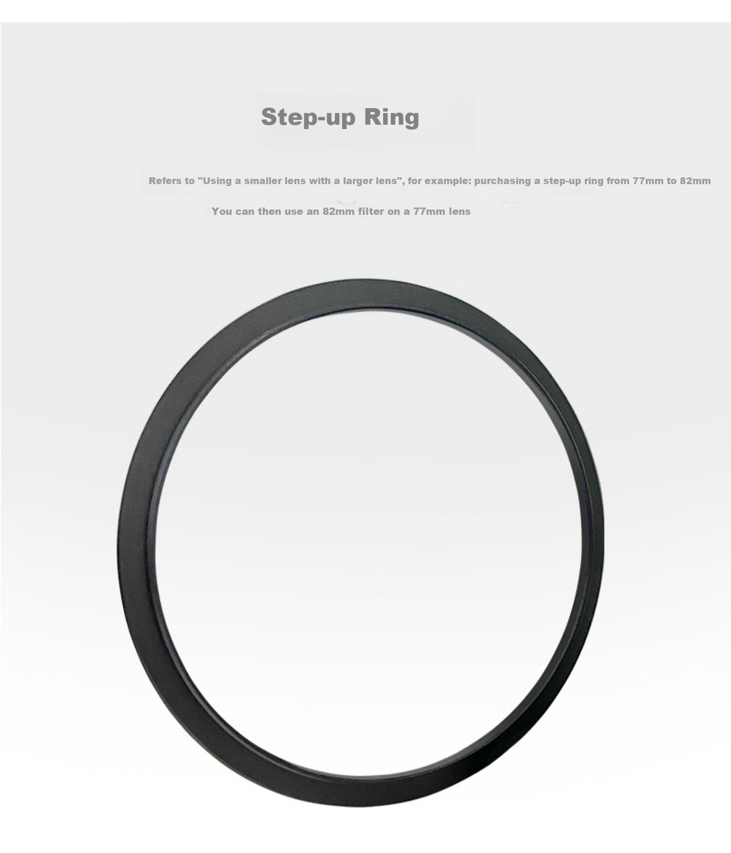 Haida 55mm to 82mm Filter Adapter Ring, Lens Adapter Ring, Universal for Mirrorless And DSLR Cameras, Compatible with Canon, Nikon, Sony, And Sigma, General-Purpose Adapter Ring 3