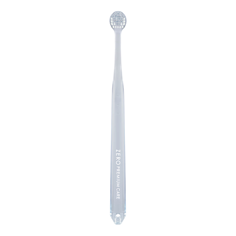 EBISU White Small Round Head Toothbrush for Adults, Men And Women Couples, Japanese Imported Medium Bristle 2-Pack Random Colors