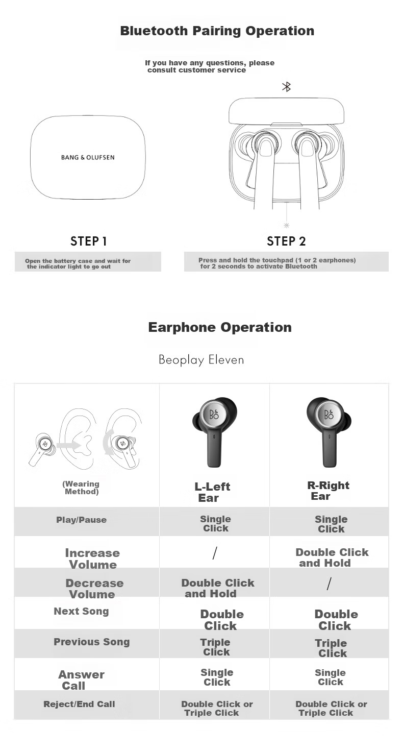 B&O Eleven Flagship Active Noise-Cancelling Wireless Bluetooth Earphones, Upgraded Version of Beoplay EX In-Ear Headphones, Warm Aluminum Color, Holiday Gift [Endorsed by Gong Jun] 6