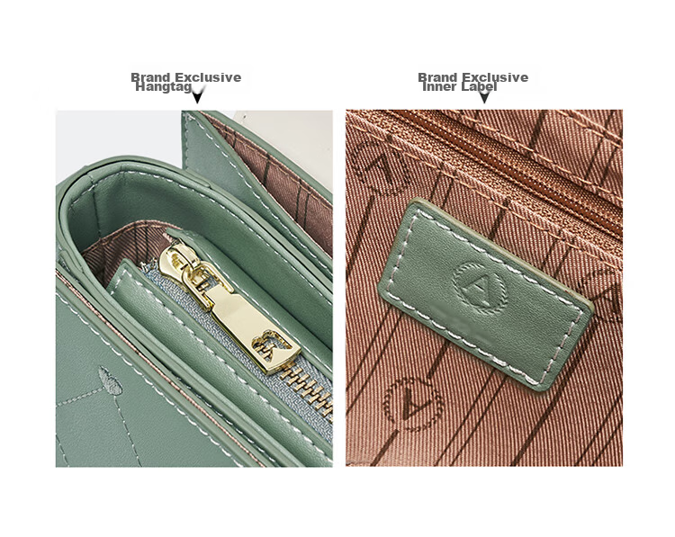 Aokang Women's Handbag, 2026 New Trendy Cowhide Small Square Bag, Light Luxury Crossbody Shoulder Bag, Birthday Mother's Day Gift for Girlfriend Or Wife 6