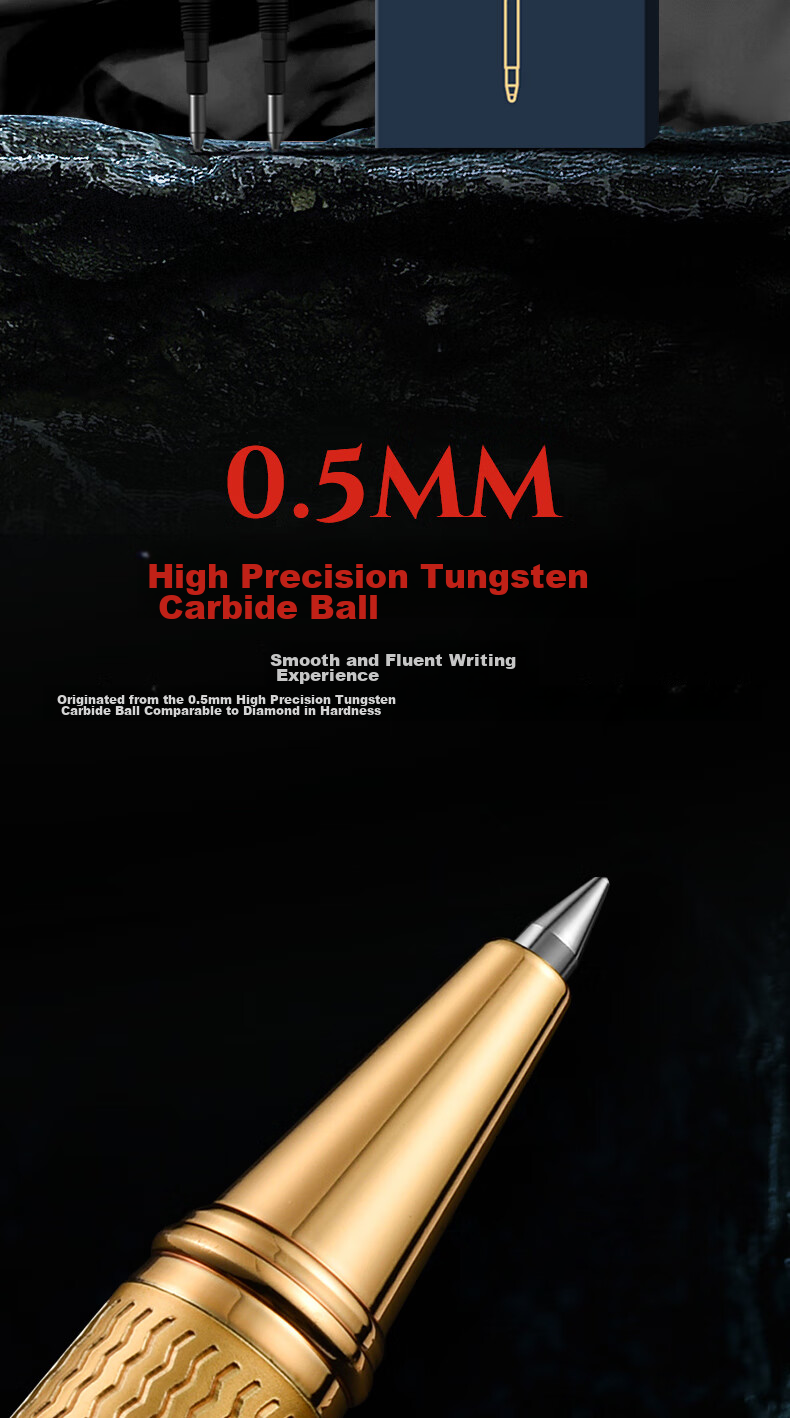 MONTAGUT [Mid-Autumn Festival Gift] Ballpoint Pen Gift Box for Students And Adults, Writing Gift Set, Corporate Procurement Gift Package, Yongheng Series Black Liya 0.5mm 5