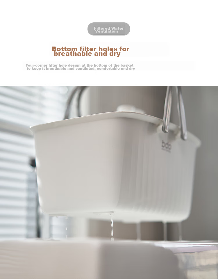 BDO Bathing Handheld Basket, Shower Caddy, Student Dormitory Washbasin Basket, Jujube Basket, Bath Basket, Storage Basket, Storage Supplies 2