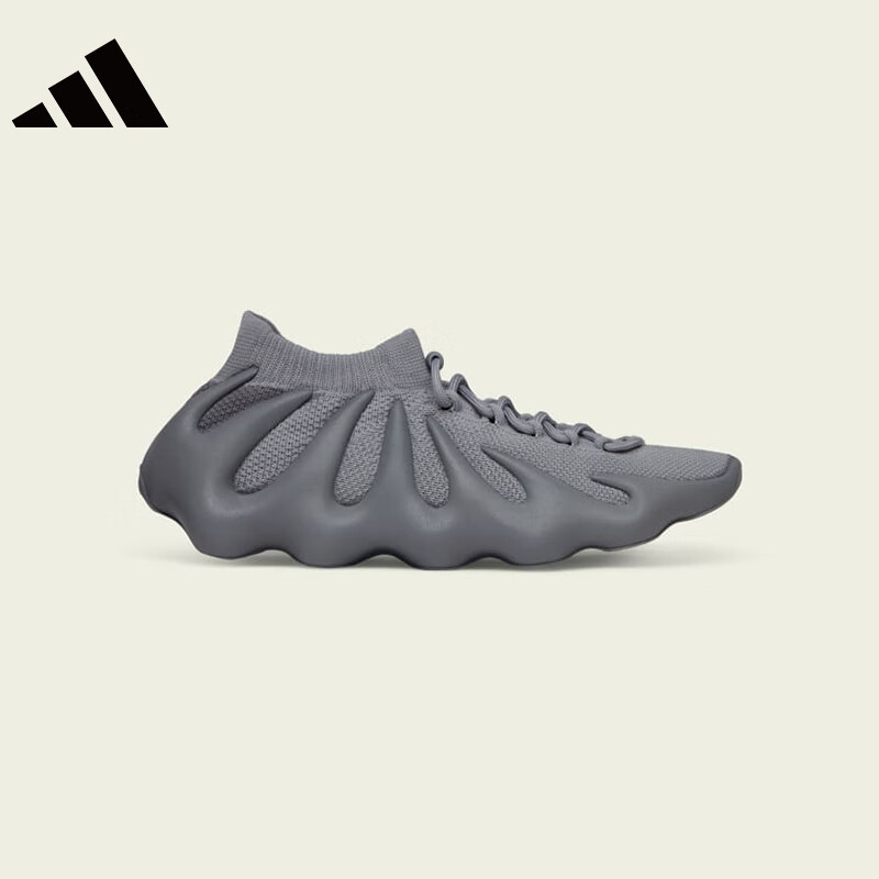 Adidas Trefoil YEEZY 450 Unisex Gray Stone Trendy Casual Shoes ID9446, UK Size 5.5, EU Size 38.5 5