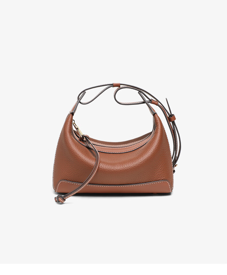 Aiqinghai Top-Grain Leather Handbag, Women's Shoulder Crossbody Bag, Tote Dumpling Bag, Practical Birthday And Mother's Day Gift for Mom 11