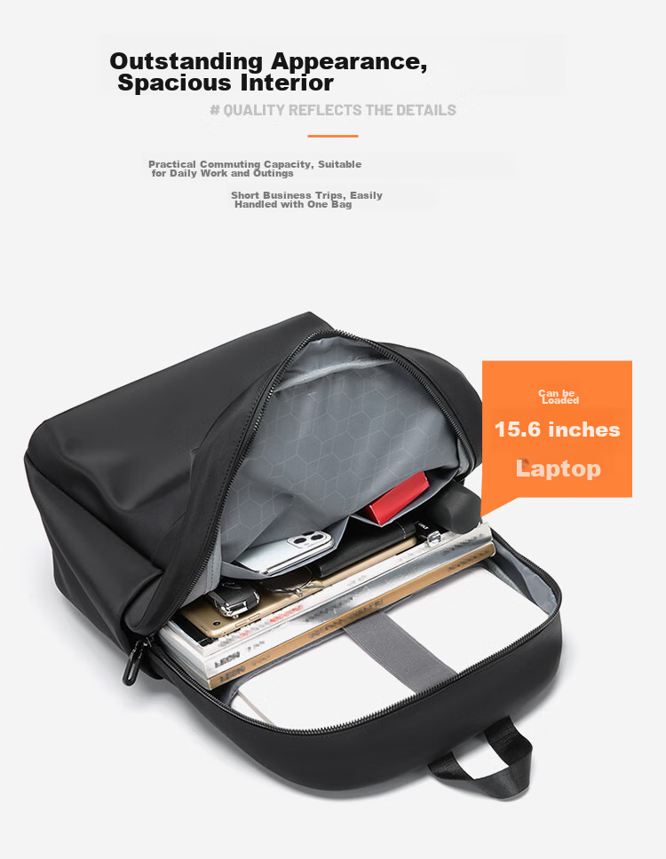 GOLF Backpack for Men, Travel Bag with 15.6-Inch Laptop Compartment, Multi-Compartment Student Schoolbag for Commuting And Business Trips 8