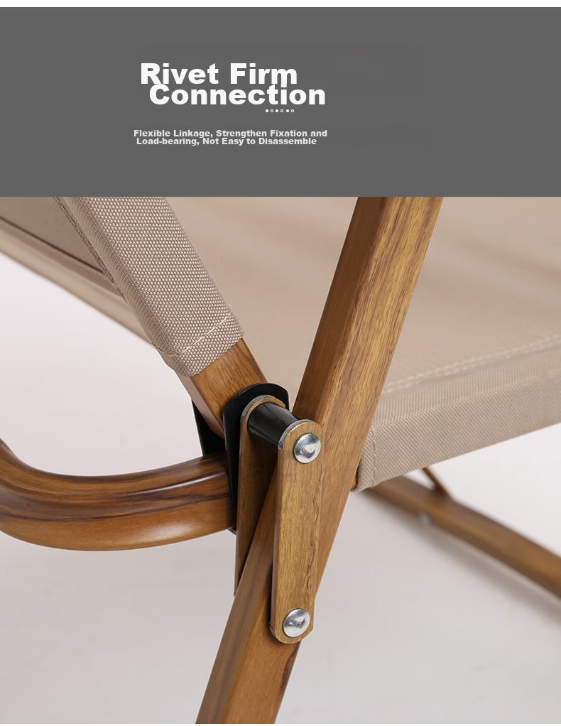CAMEL Outdoor Folding Chair, Picnic Camping Stool, Fishing Beach Chair, Portable Backrest Lounge Chair for Vendors, GT101 Khaki 8