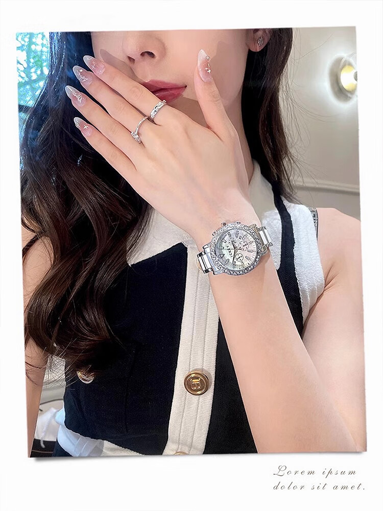Disney Women's Watch, Fashionable Instagram Style, Youthful Wristwatch, Waterproof, Light Luxury, Niche Steel Strap, Ladies' Watch, Valentine's Day Gift 6