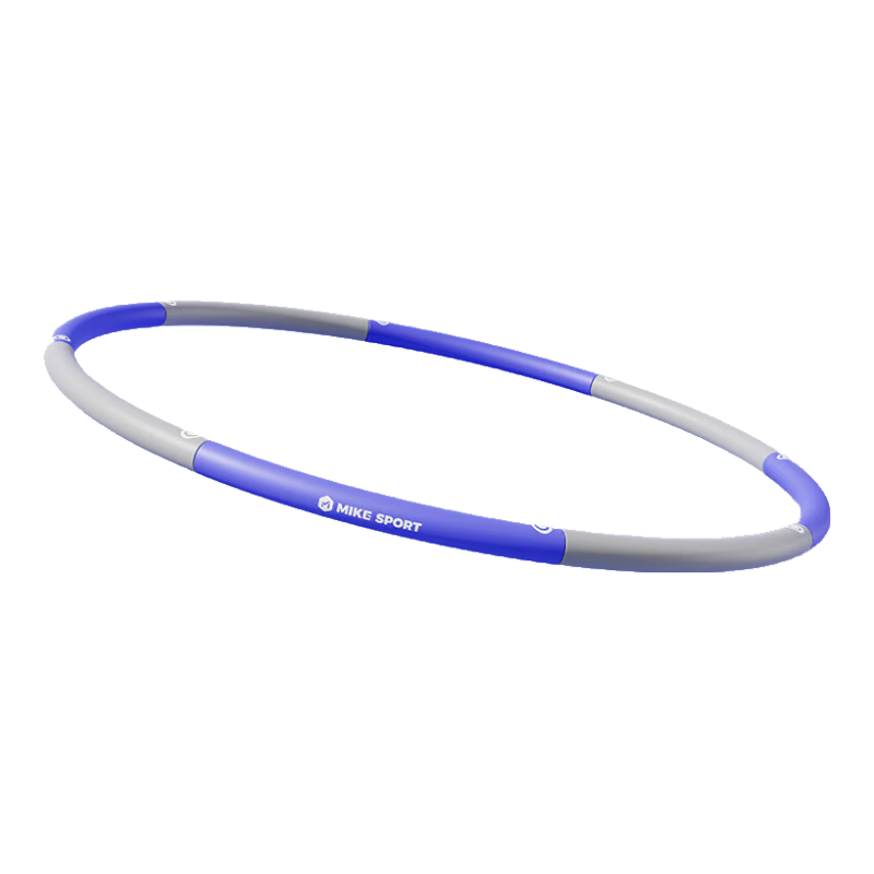 Mike Removable Hula Hoop for Adults, Waist Slimming Fitness Shaping Aerobic Buttocks Lifting Abdominal Exercise for Men And Women, Elegant Purple 5 Lbs
