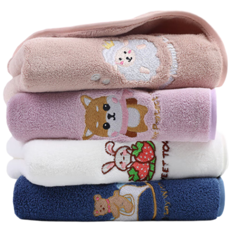 Grace Towels, 3 Pieces, Class A Soft Face And Bath Towels, Extra Large And Thick, Absorbent for Home Use, Suitable for Men And Women, Couples, Embroidered Large Face Towels