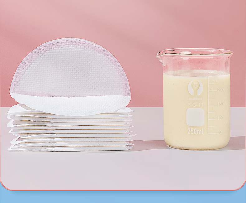 Deyou Disposable Breast Pads, 100 Pieces, Breathable Breast Pumps, Postpartum Milk Barrier Pads, Soft And Anti-Slip Nursing Pads 15