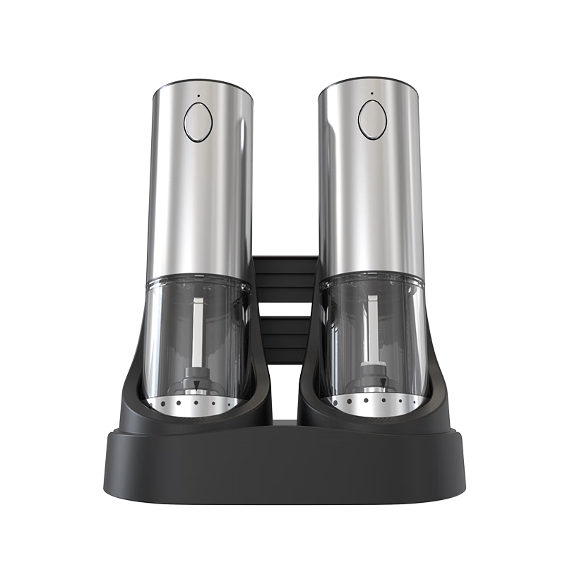 CLITON Electric Pepper Grinder Household Adjustable Spice Grinder Electric Mill for Sichuan Pepper Sea Salt Kitchen Pepper Powder Grinder Bottle Jar