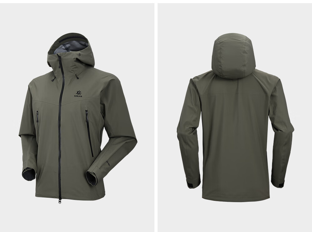 KAILAS Men's Grid Hard Shell Jacket FILTERTEC 3L Waterproof Outdoor Mountaineering Windproof Hooded Jacket 13