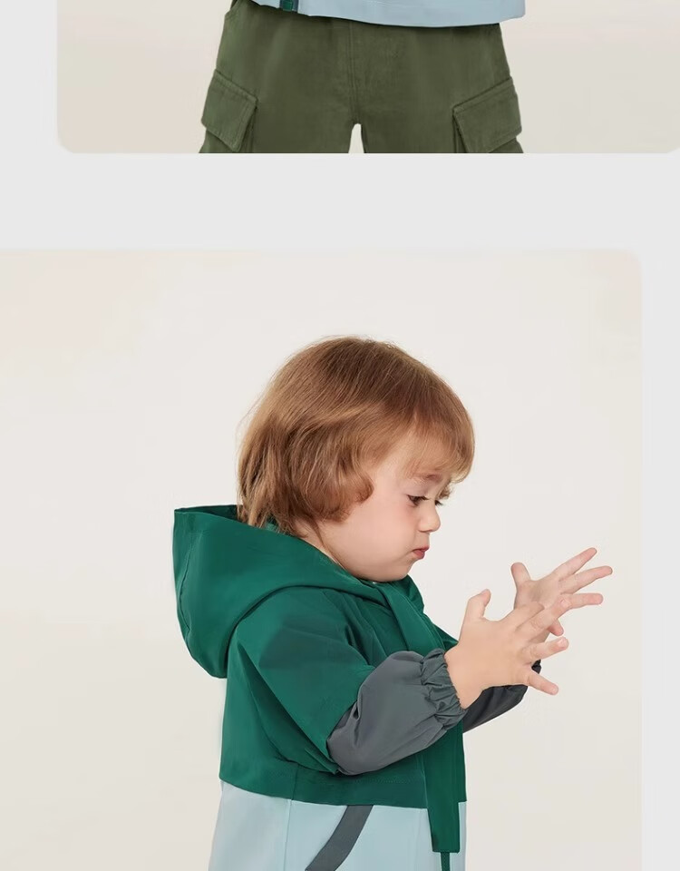 Ciciibear Children's Windbreaker Jacket, Boys' Three-In Autumn Clothing, Baby Fall/winter Fleece Top 22