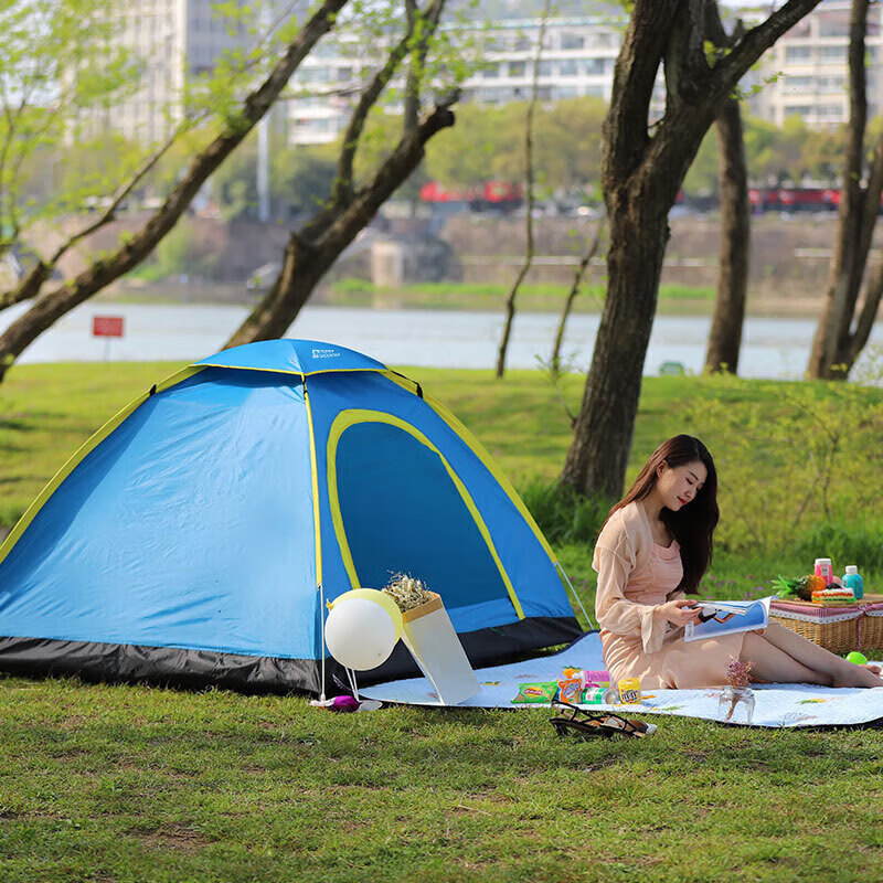 Палатка ALPINT MOUNTAIN Quick-Open, полностью автоматическая, водонепроницаемая, для пляжа, для отдыха на природе, двухместная, без установки, для кемпинга