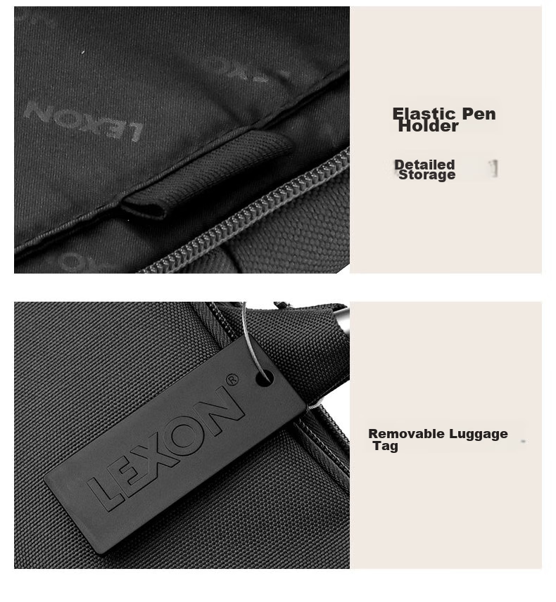 LEXON Business Ultra-Thin Laptop Bag for Women, Double-Layer Handheld Notebook 14-Inch Briefcase Inner Pocket Bag, Valentine's Day Gift 14