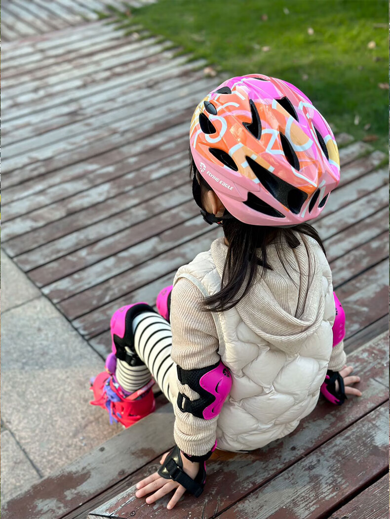Feiying Roller Skates for Children, Girls And Boys, Beginner Inline Skates, Professional Lock-Wheel Flat Roller Skates, Inline Skating Shoes, Ice Skates 14