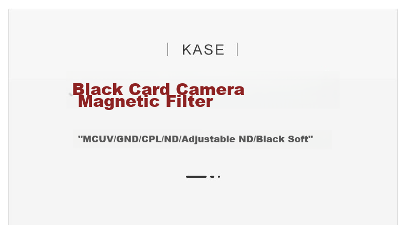 Kase Sony RX100 Black Card M7 M6 M5, Ricoh GR4 GR3, Panasonic Lx10 MCUV Lens, Protective Filter, Magnetic MCUV Lens + Adapter Ring 1