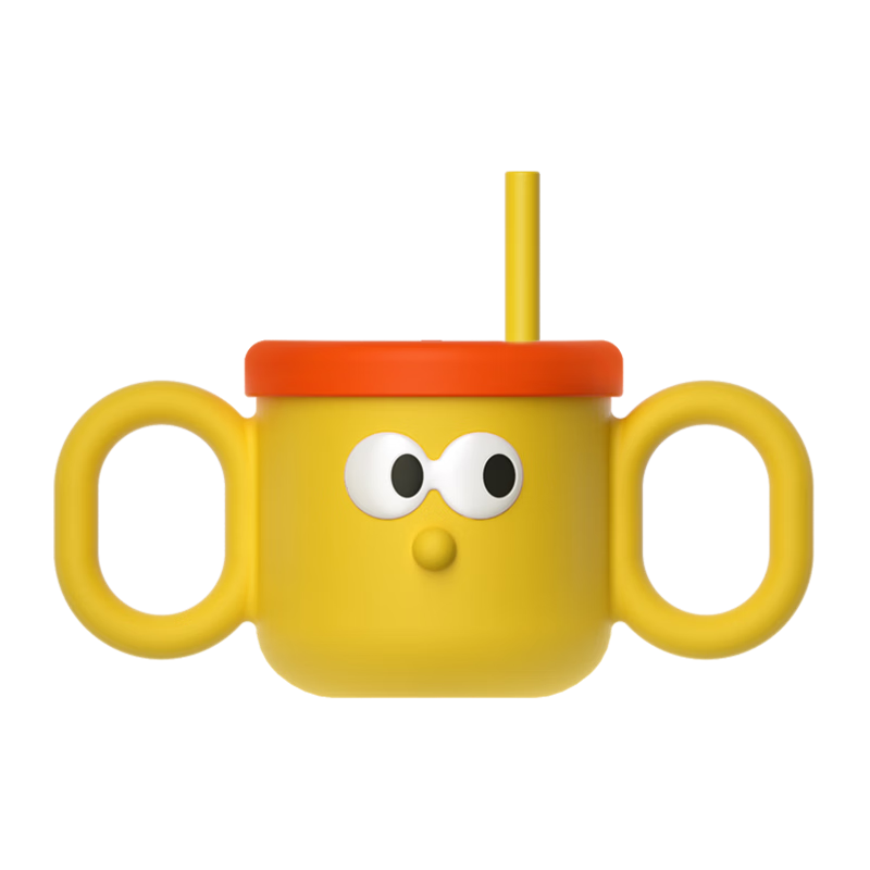 Octoto Children's Chewable Silicone Straw, Food-Grade Baby Drinking Straw, Soft Brush Straw, Non-Disposable