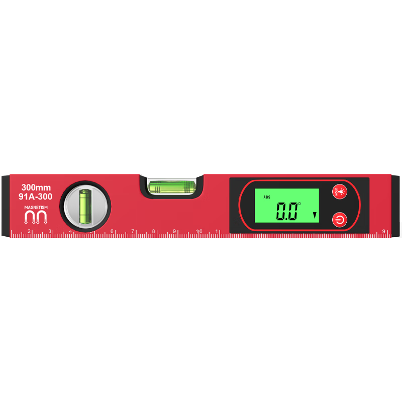 SYNTEK High-Precision Digital Electronic Level with Magnetic Edge, Slope Angle Measuring Instrument, Strong Magnet, 600mm