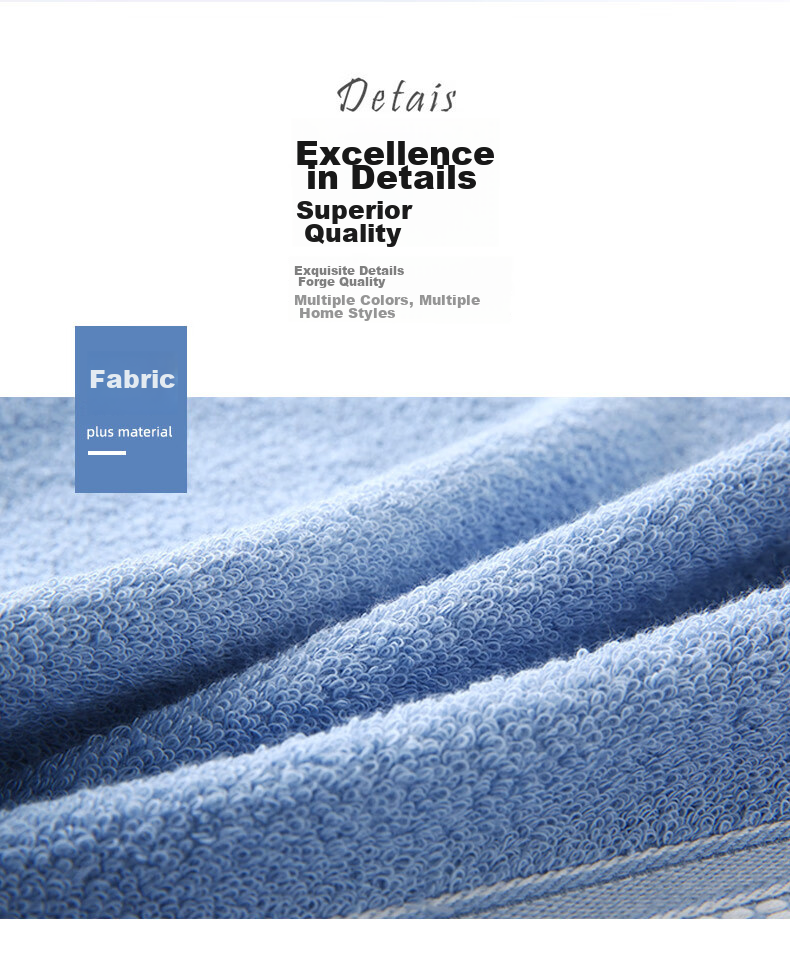 KING SHORE Pure Cotton Towels, Soft And Highly Absorbent Face Towels, Home-Use Grade A Pure Cotton Sports Towels, 2-Pack, Blue/red 9