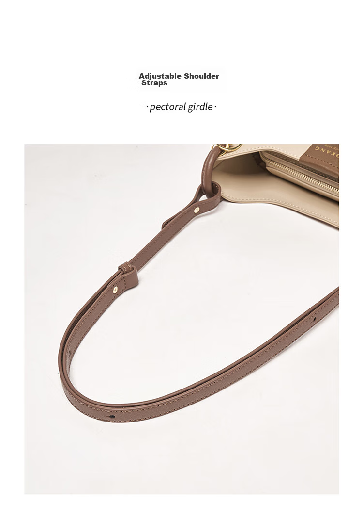Aokang Women's Handbag, Trendy Cowhide Bucket Bag, Light Luxury Crossbody Shoulder Bag, Birthday And Mother's Day Gift for Girlfriend Or Wife 9