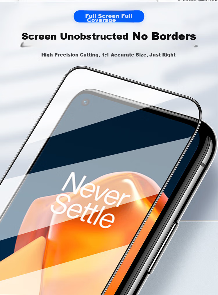 KOOLIFE [Anti-Chip Edge] Tempered Glass Screen Protector for OnePlus Turbo6X Pro, Full Coverage Ultra-Thin HD Anti-Drop Film 4
