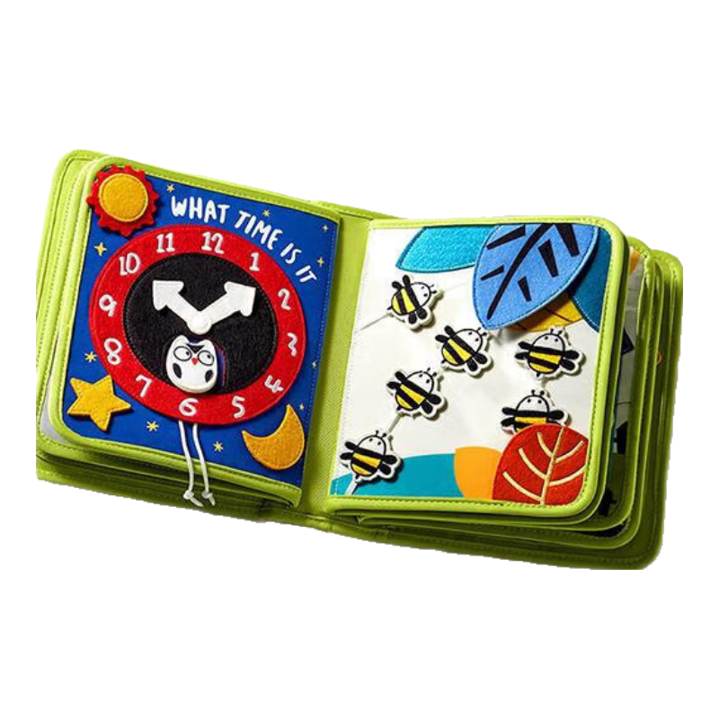 Babycare, Luxury Cloth Book Tear-Off Book, Educational Early Learning Toy, First Birthday Holiday Birthday Gift, Baby Tear-Resistant