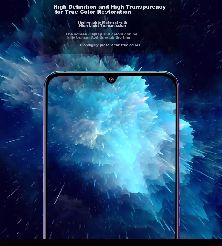ESCASE [Compensation for Defective Products] Huawei Nova 5/5 Pro Tempered Glass Screen Protector, Phone Protective Film, Non-Full Screen Glass, High-Definition Clear Protective Front Film, HD No White Edge 5