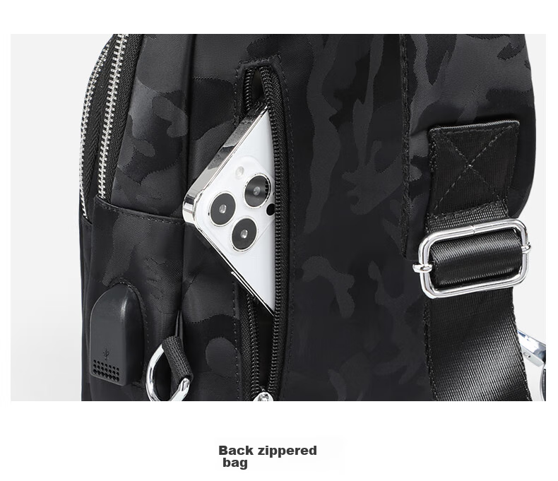 Viney Men's Crossbody Bag, Chest Pack, Sports Phone Bag, Waist Pack, Cycling Small Satchel, Shoulder Bag for Men, Multifunctional Large Capacity 22