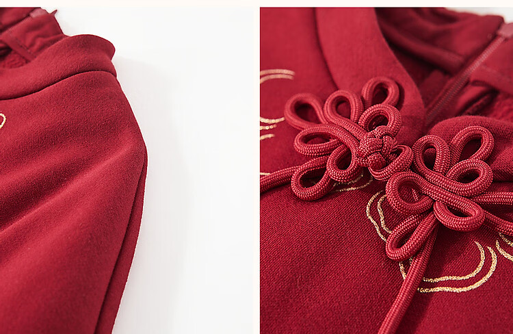 Dme [National Style New Chinese] Spring And Autumn Retro Stand Collar Exquisite Iron-On Disc Button Comfortable Air Layer Sweatshirt Women's Top 9