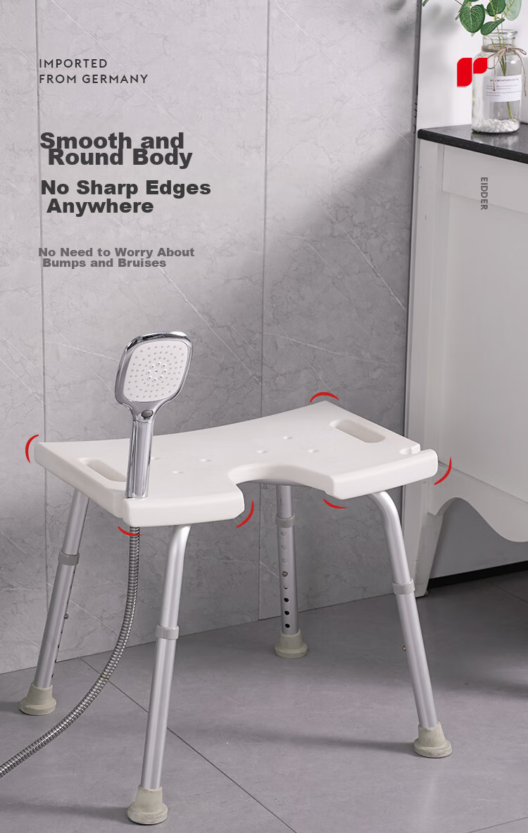 RIDDER German Imported Adjustable Height Bathroom Safety Stool, Non-Slip Bathing Stool for Elderly And Pregnant Women, Portable Step Stool 7