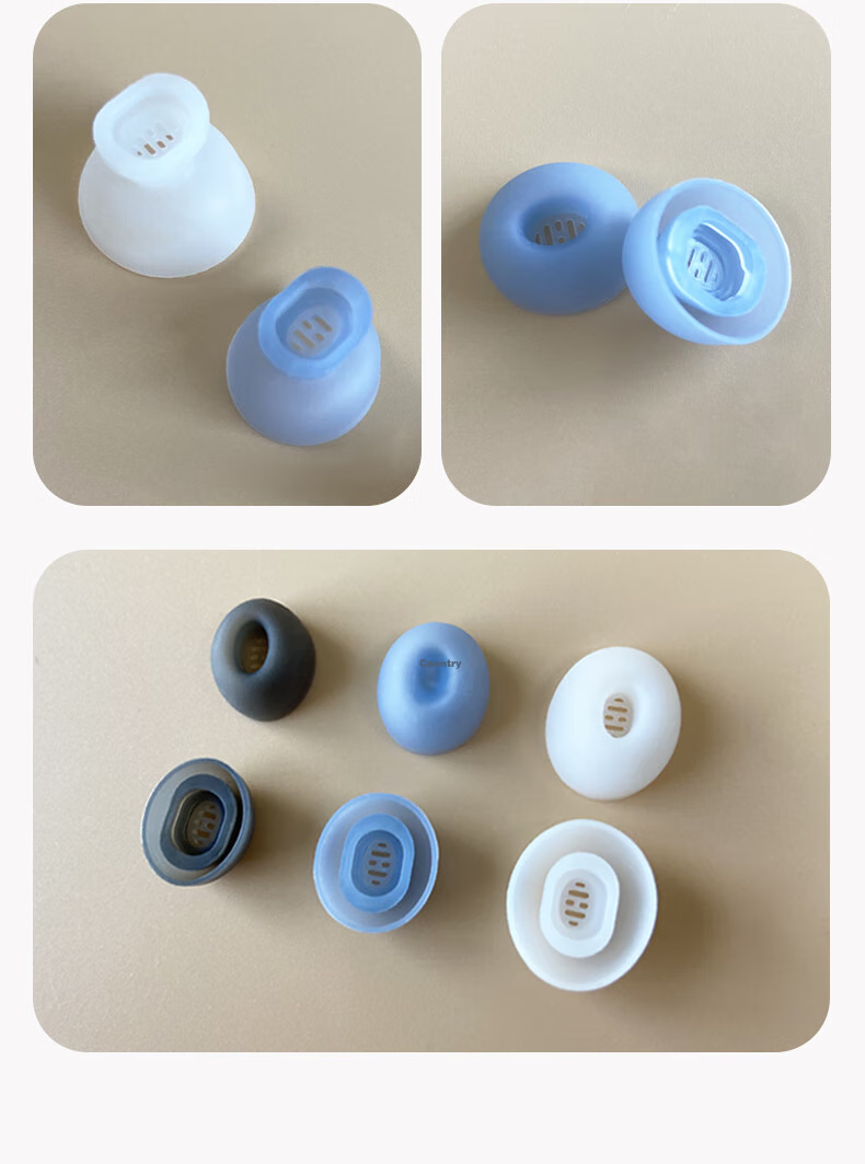 Masentek Earphone Tips, Compatible with Huawei FreeBuds Pro 2/3/4/7i Bluetooth, Replacement Soft Silicone Tips for HUAWEI, Sports Anti-Slip, Blue Medium Size, 1 Pair 16
