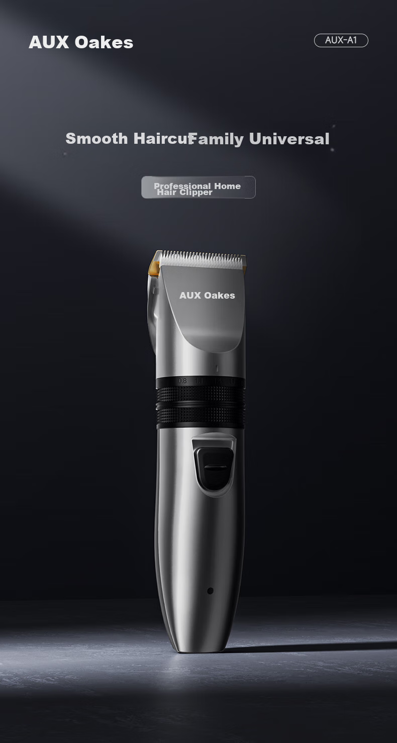 AUX Hair Clipper, Home Electric Shaver for Adults And Children, Self-Haircut Tool with Push-Head, Electric Hairdressing Set, Complete Hairdressing Kit 5