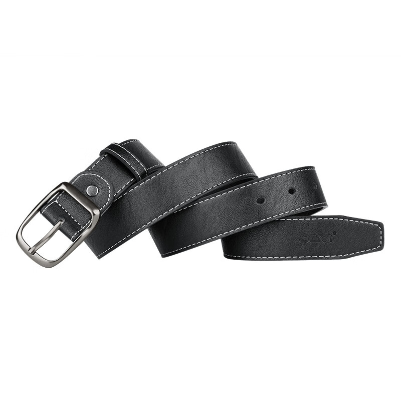 JEVI Men's Belt, Ins Student Korean Style, Youthful Denim Waistband, Trendy Versatile Pin Buckle, Fashionable Trouser Belt, Men's Leather Belt 9