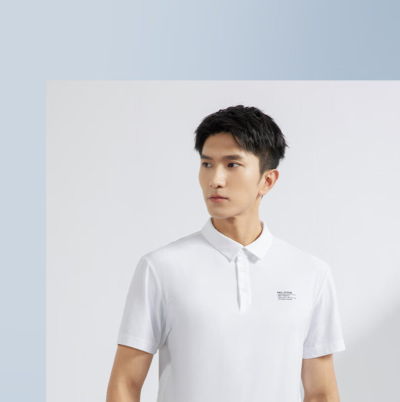 361° Men's Short Sleeve T-Shirt Spring Summer Polo Shirt Sportswear Fitness Loose Ice Silk Sun Protection 652524103D-6 21