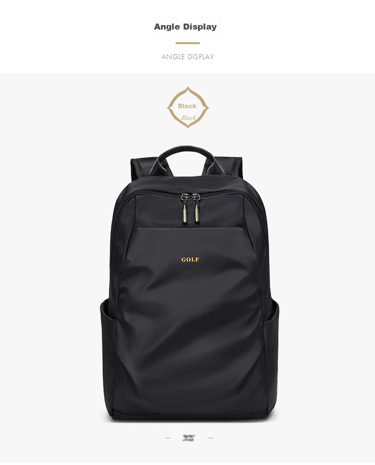 GOLF Men's Backpack, Water-Resistant Laptop Bag for Students And Casual Travel 17