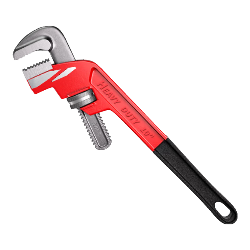 DELIXI ELECTRIC Multi-Function Offset Pipe Wrench Plumbing Pliers Angled Pipe Wrench Heavy-Duty 10-Inch Tongue-and-Groove Pliers