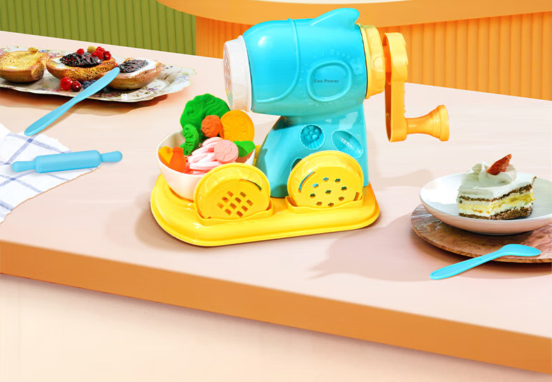 Deli Clay Machine, Burger Maker, Non-Clay Playdough for Children, Boys And Girls, Colorful Clay, Non-Toxic Toy for Kids, Birthday Gift 39