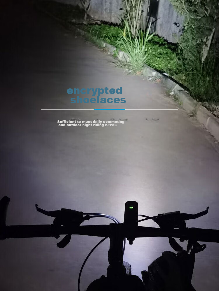 Move Iron Bicycle Light, Smart Sensor Front Light, Mountain Bike 1000 Lumens High Brightness Night Riding Light, Road Bike USB Rechargeable High-Intensity Flashlight, Cycling Equipment Accessories 3