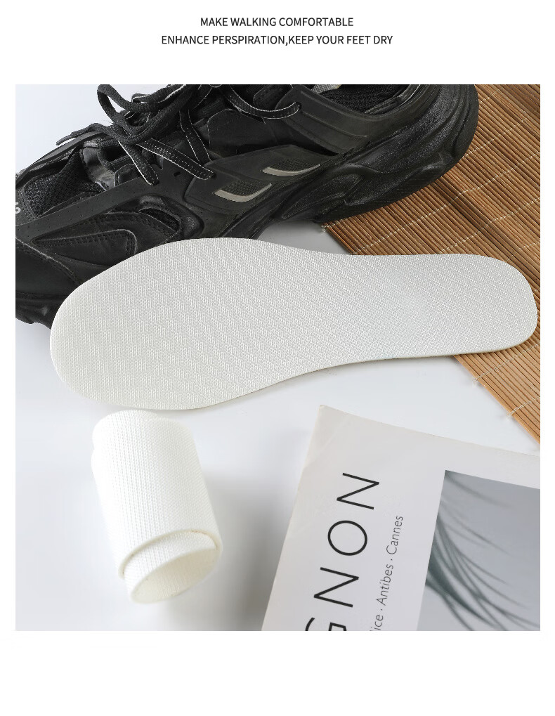 FOOTOPPO Kevlar Anti-Puncture Insoles for Men, Construction Site Anti-Stab and Nail-Resistant Work Insoles, Outdoor Nail-Resistant Puncture-Proof Insoles 16