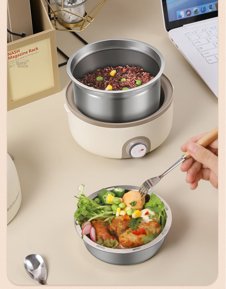 Royalstar Electric Lunch Box, Heated Food Container without Water Filling, Office Worker's Meal Heating Device, Quiet Operation, Constant Temperature, Compact Insulated Lunch Box, 1.2L Single Compartment Bento Box RFH208 9